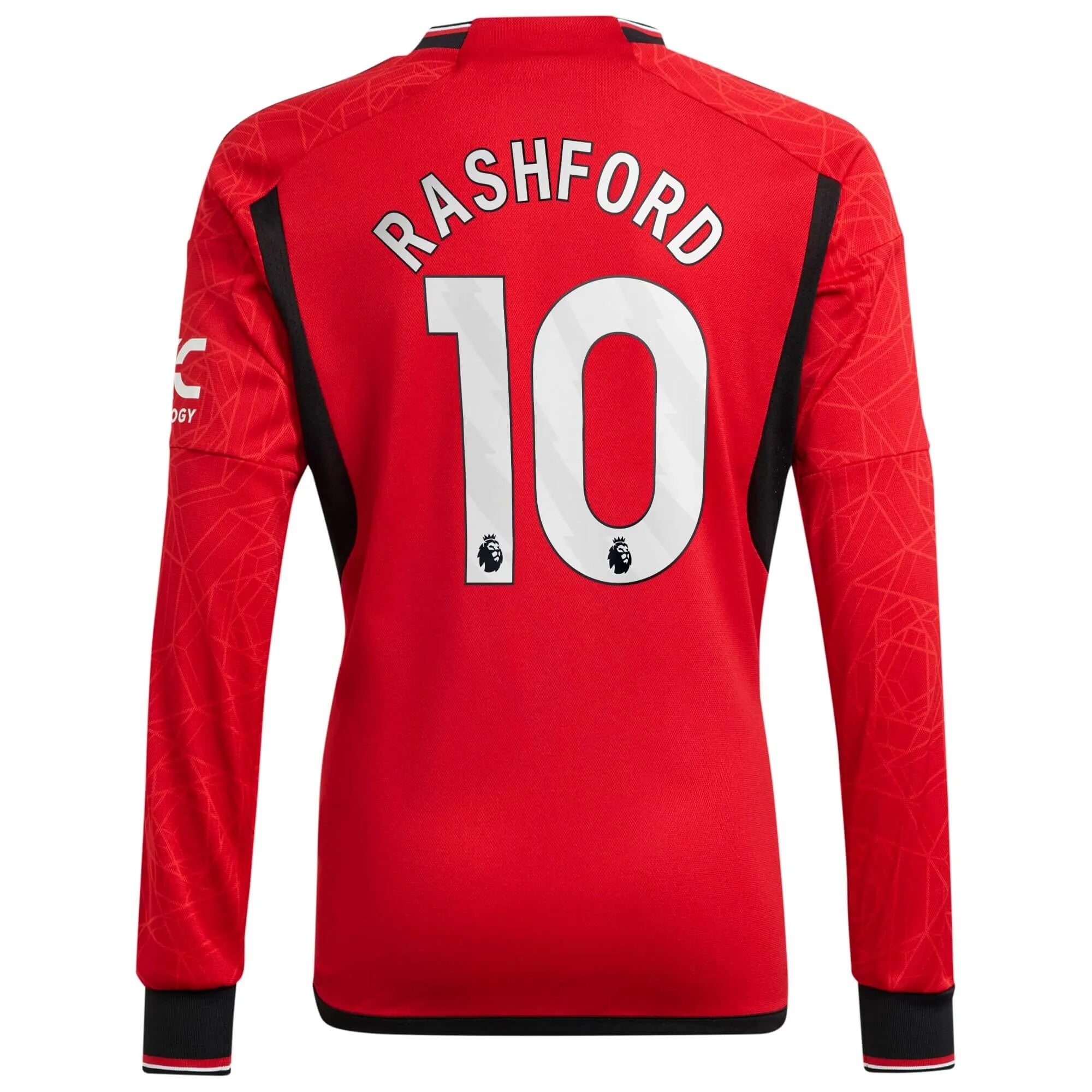 adidas 2023-24 Manchester United Men's Stadium Home Long-Sleeve Jersey