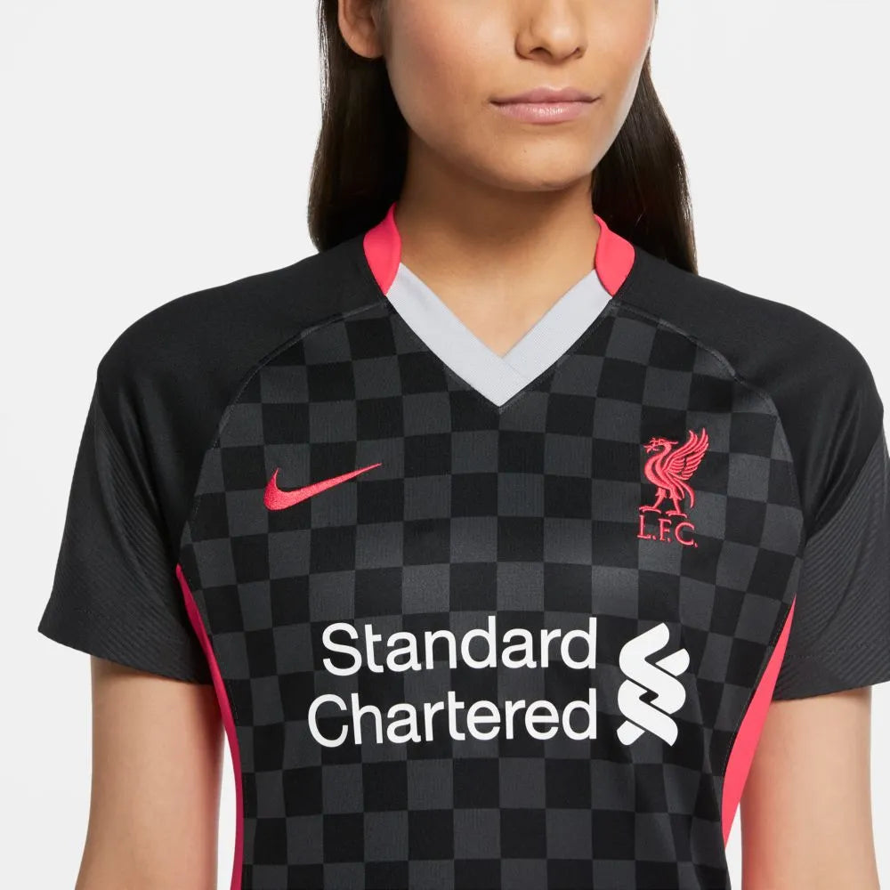 Nike 2020-21 Liverpool Women Third Jersey - Anthracite-Crimson