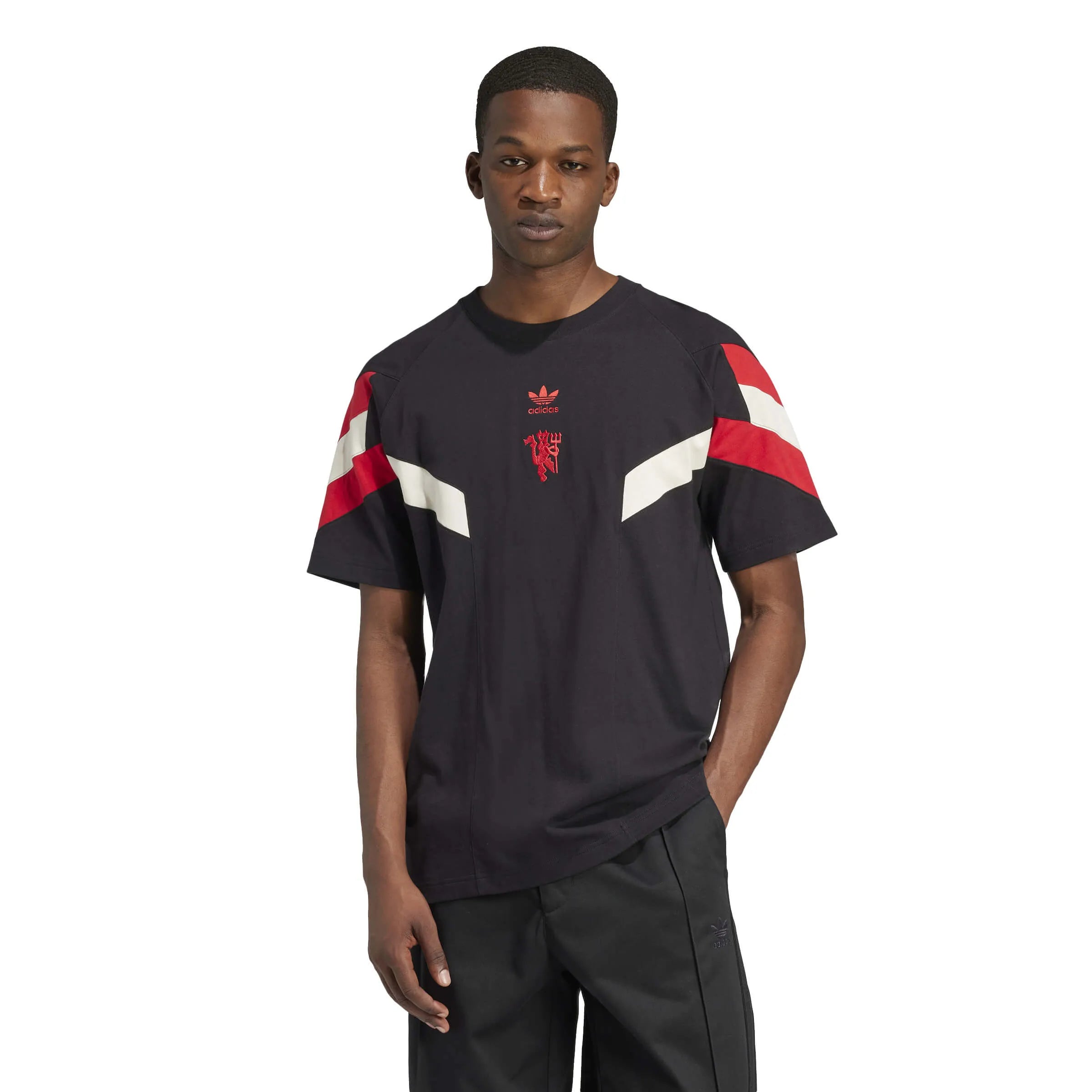 adidas 2024-25 Manchester United Men's Originals Tee (Model - Front)