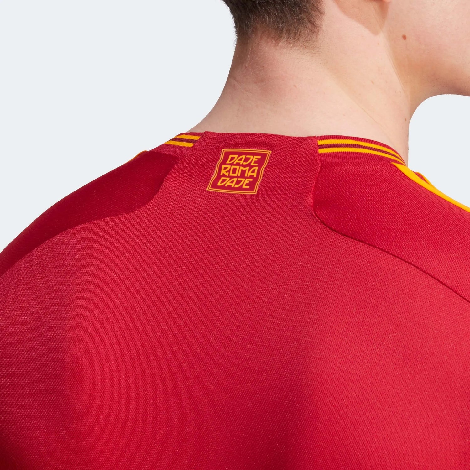 adidas 2023-24 Roma Men's Stadium Home Jersey (Detail 2)