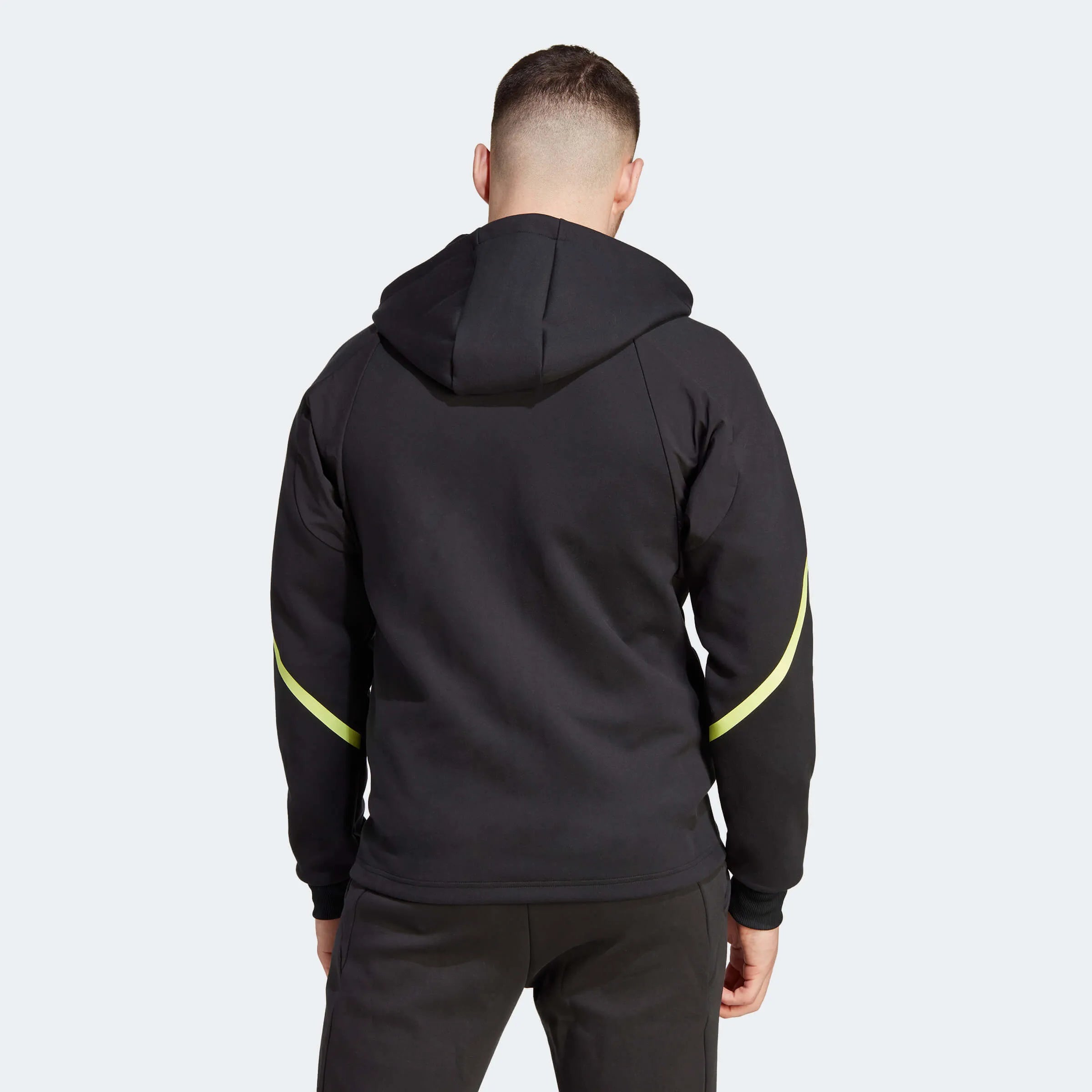 adidas 2023-24 Arsenal Men's D4GMD Full-Zip Hoodie (Model - Back)