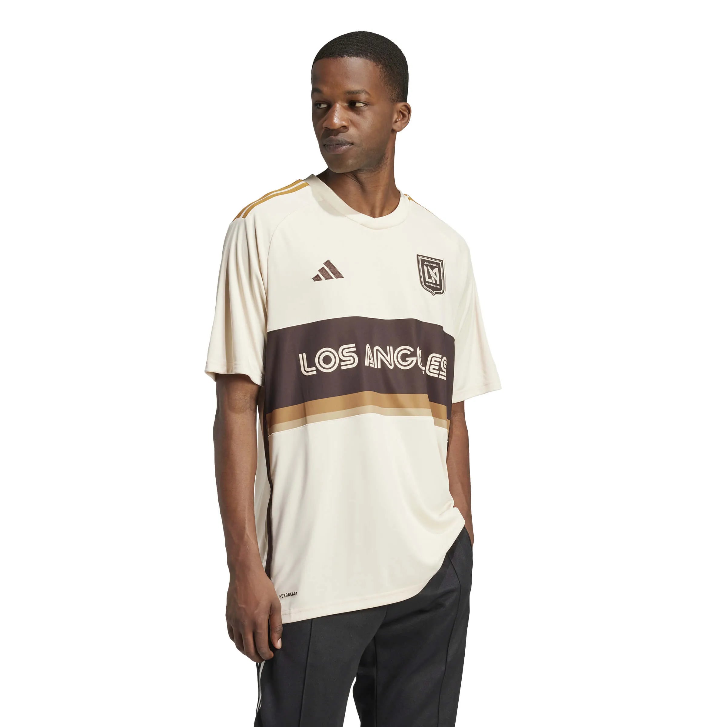 adidas 2024 LAFC Men's Stadium Third Jersey (Model - Side)