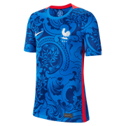 Nike France Home EC22 Youth Jersey Cobalt-Red-White (Front)