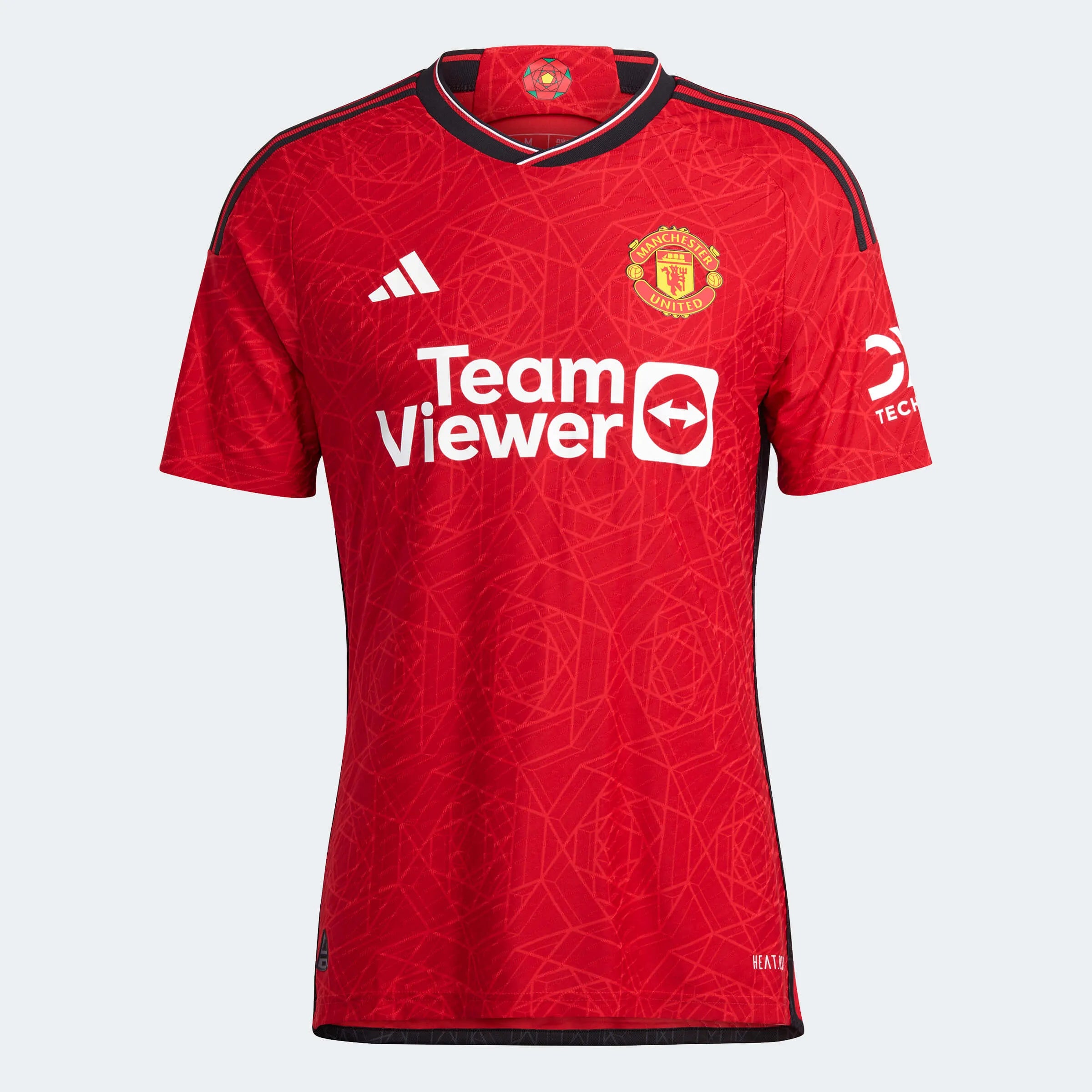 adidas 2023-24 Manchester United Men's Authentic Home Jersey (Front)