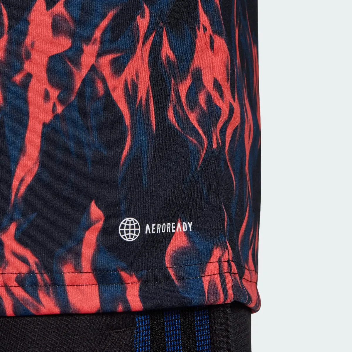 adidas 21-22 Manchester United Pre-Match Jersey - Black-Shock Red (Detail 2)