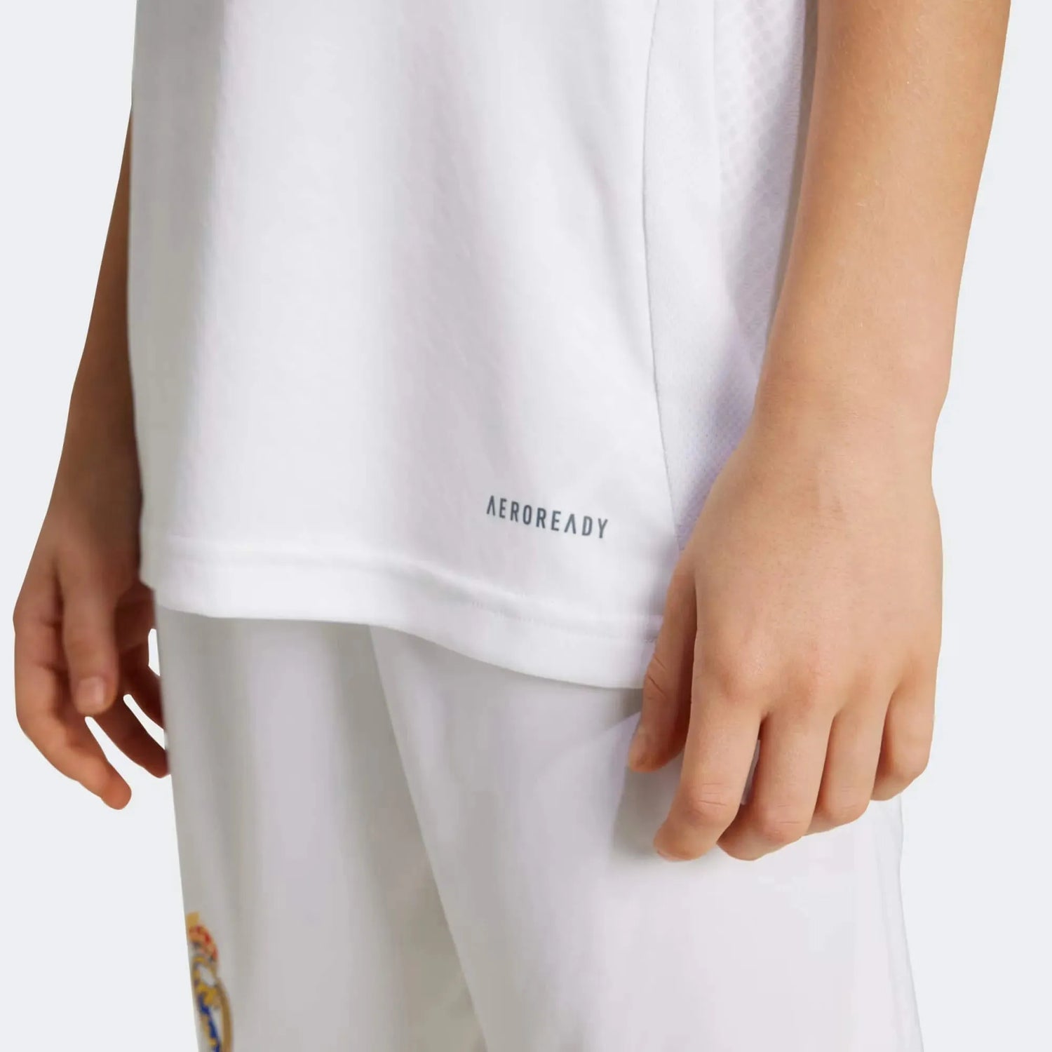 adidas 2024-25 Real Madrid Youth Stadium Home Jersey (Detail 2)