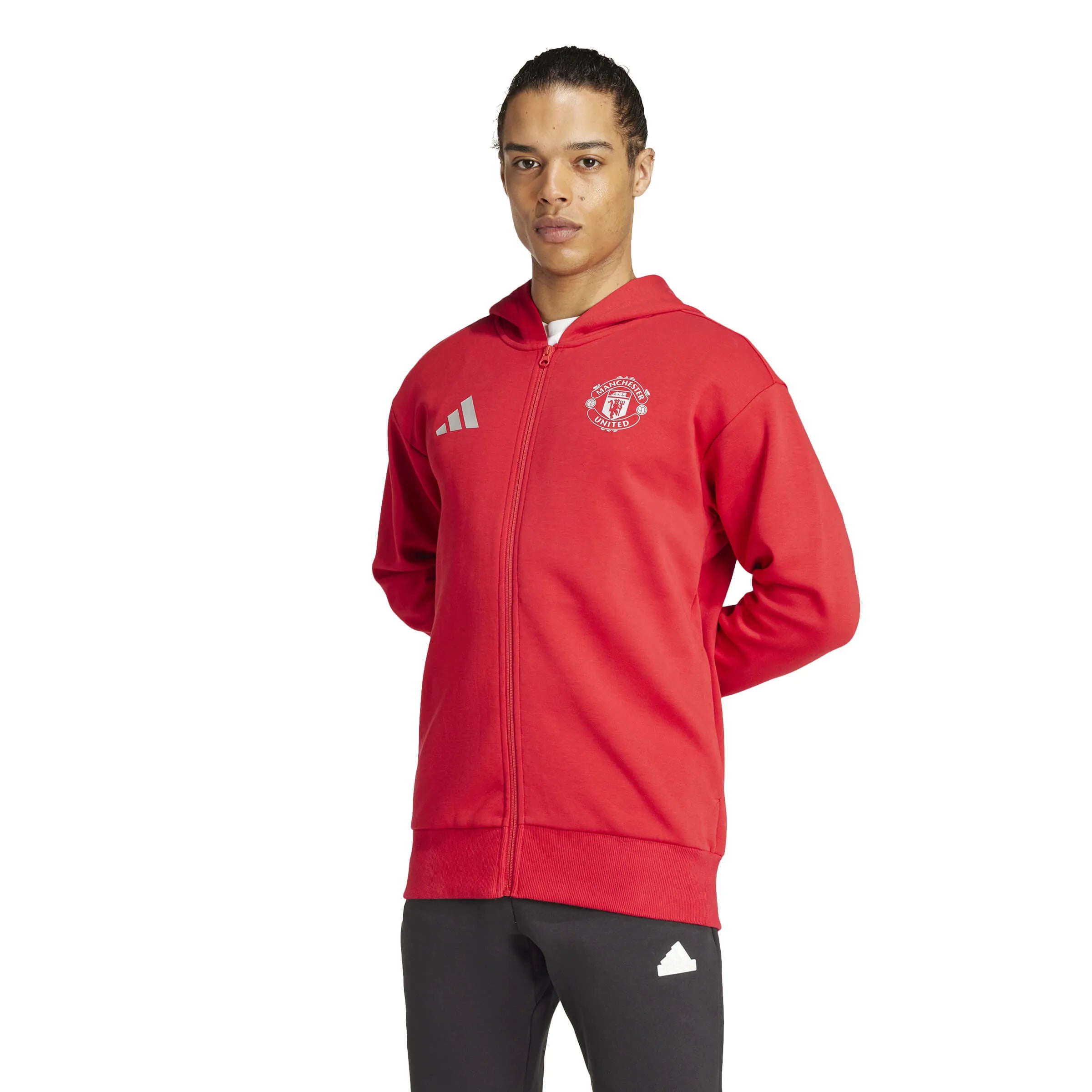 adidas 2024-25 Manchester United Men's Anthem Jacket (Model - Front)