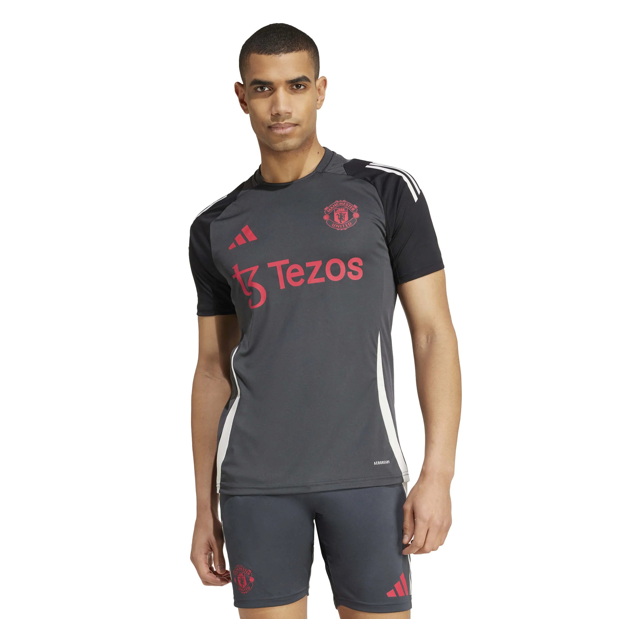 adidas 2024-25 Manchester United Men's EU Training Jersey (Model - Front)