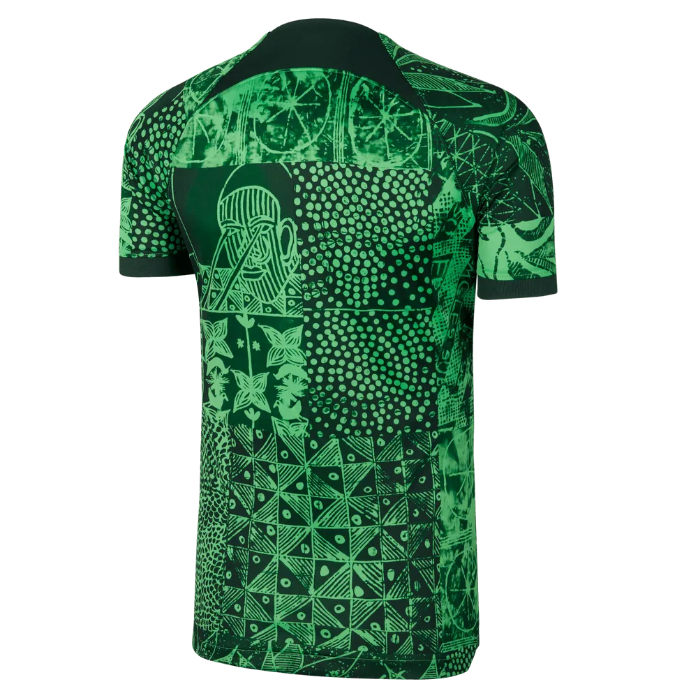 Nike 2022-23 Nigeria Women's Home Jersey - Green Spark-Pine Green (Back)