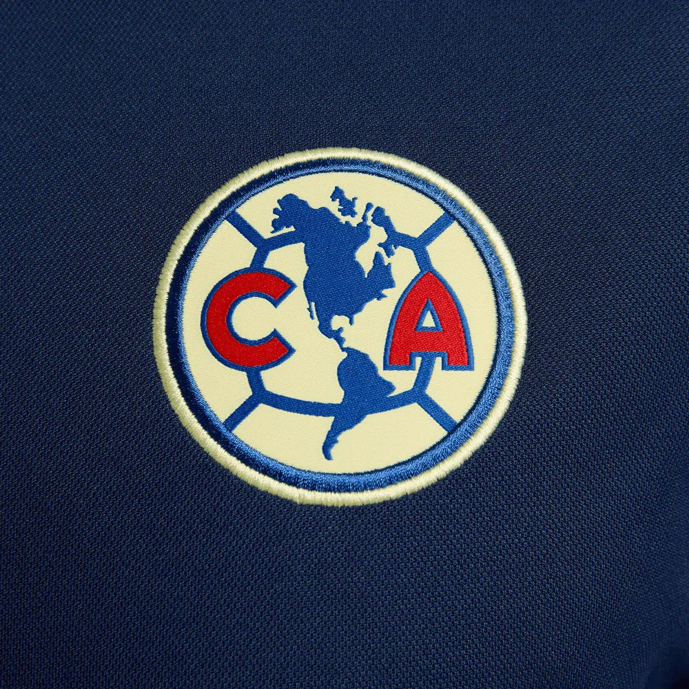 Nike 2023-24  Club America DF Polo - Navy - Red (Detail 2)