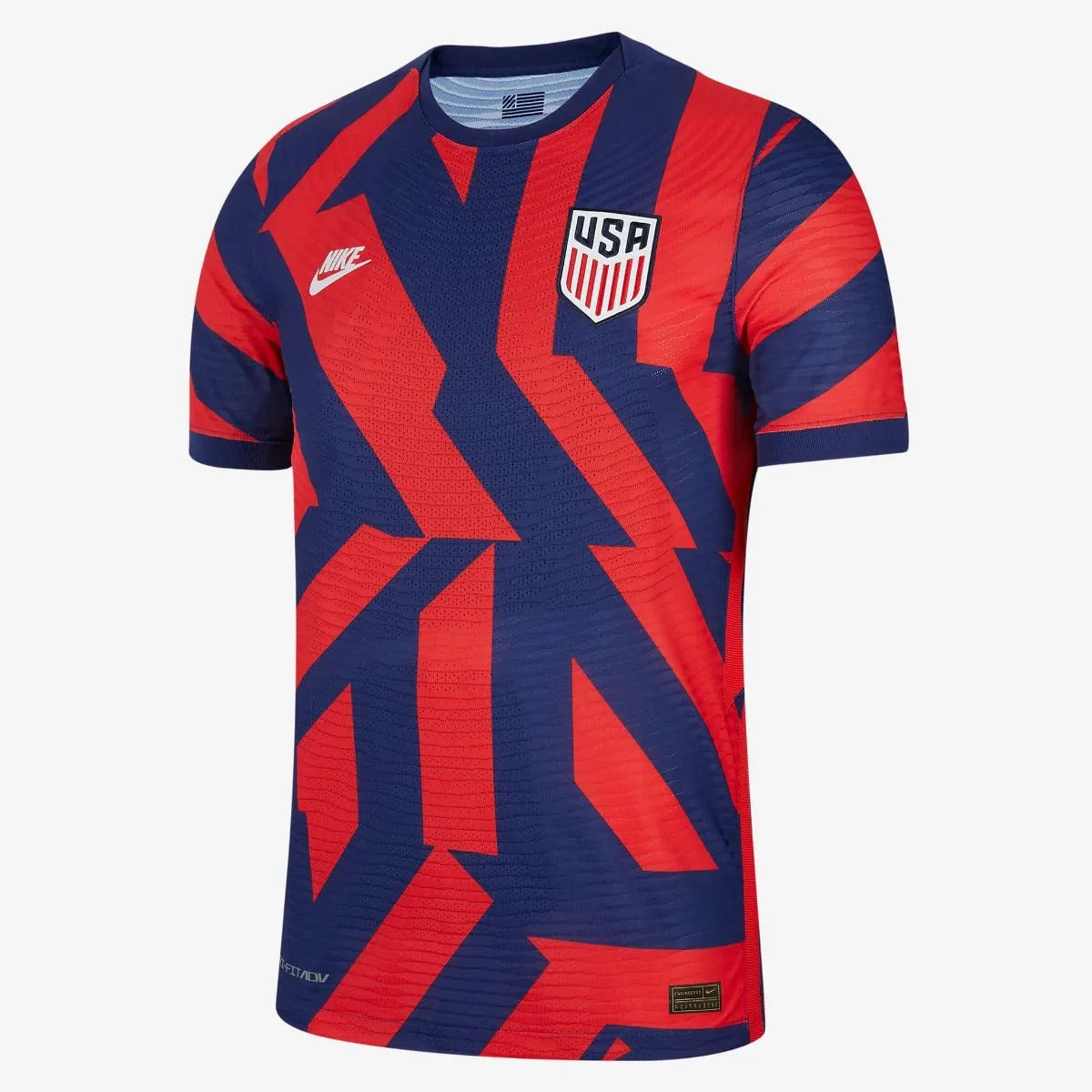 Nike 2021-22 USA DF ADV Match Jersey - Navy-Red (Front)