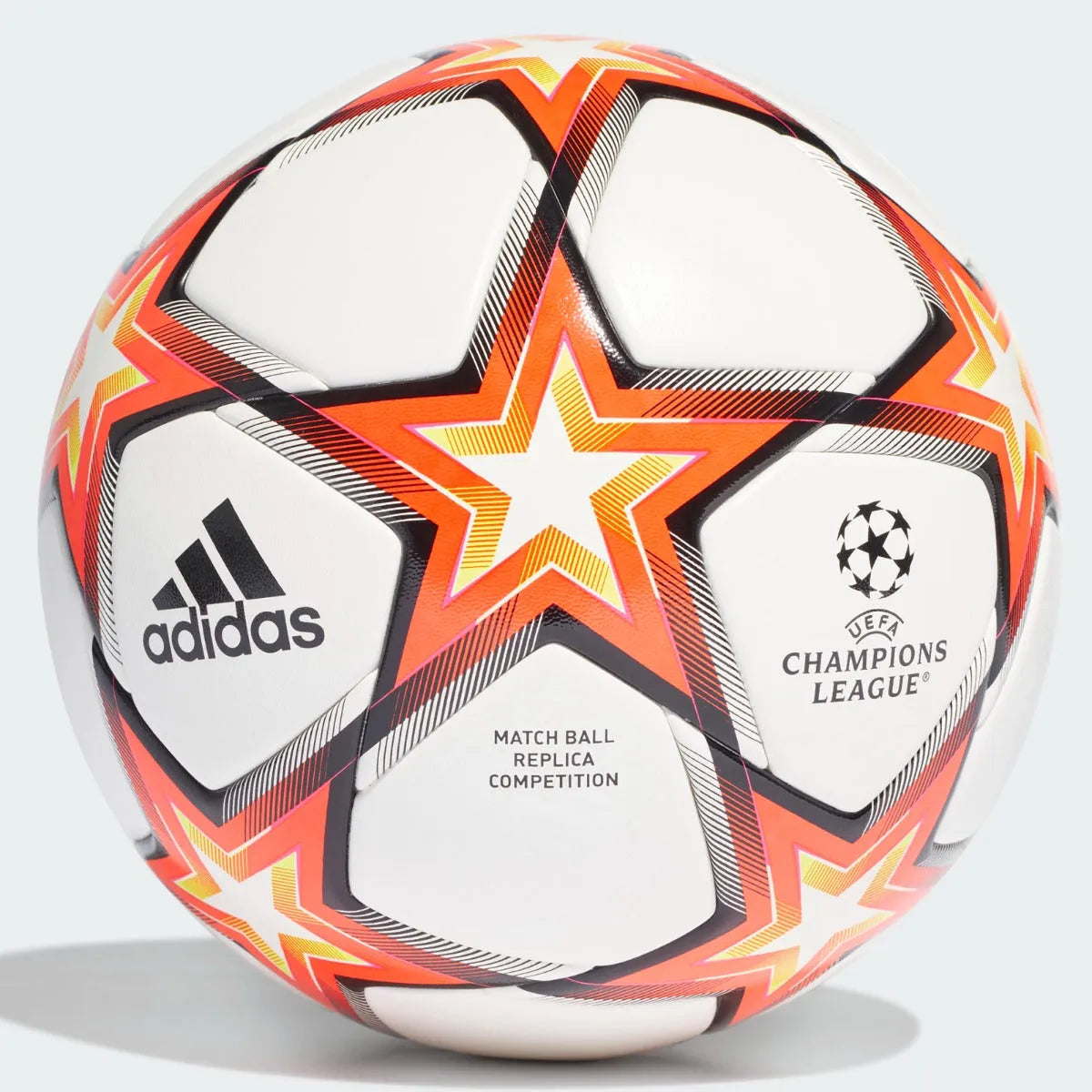 Adidas UCL Competition Pyrostorm Soccer Ball - White-Solar