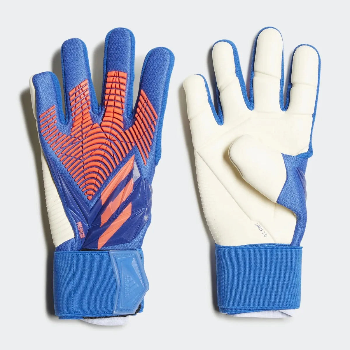 adidas Youth Predator GL Pro Goalkeeper Gloves - Hi Res Blue-Turbo (Pair)