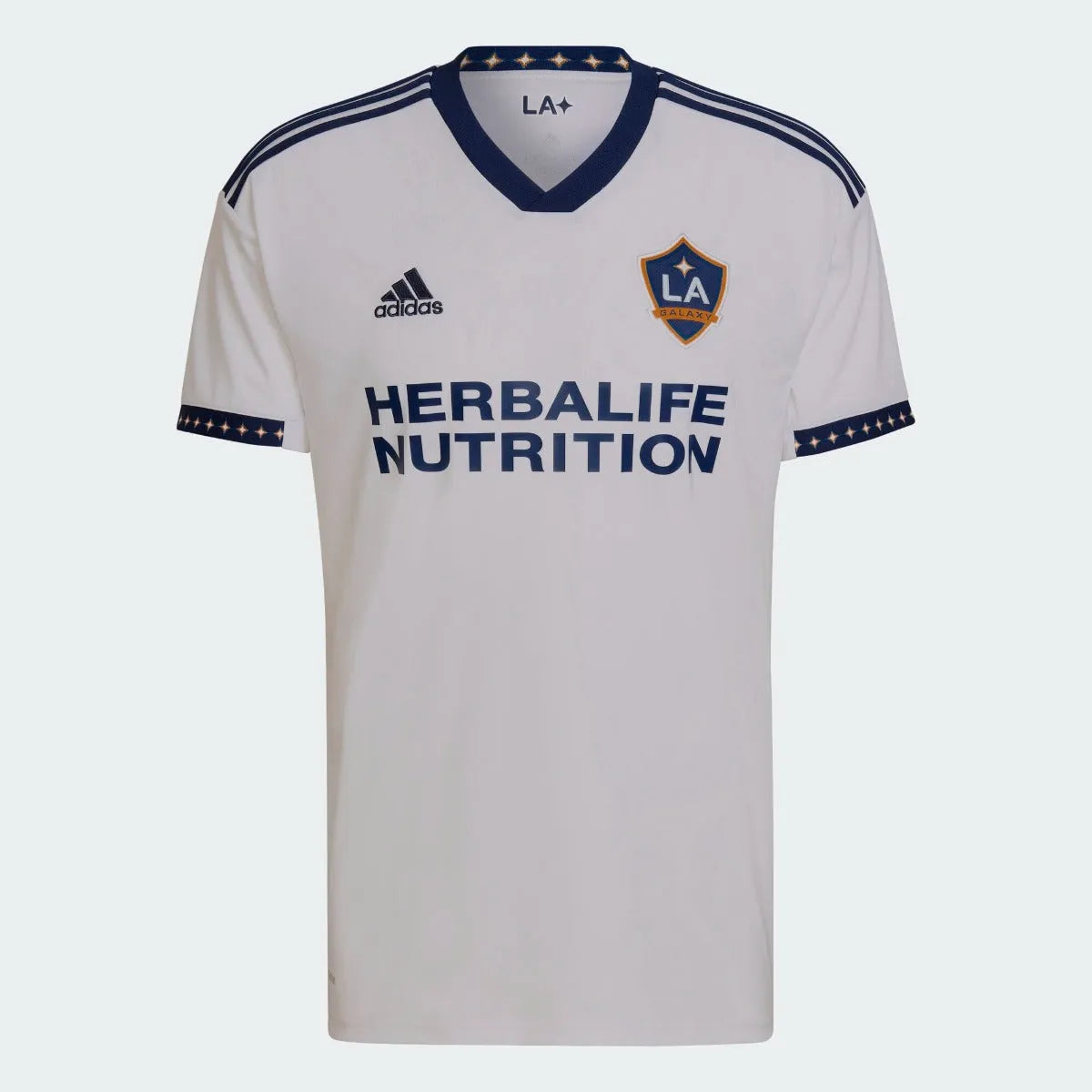adidas 2022-23 LA Galaxy Home Jersey - White-Navy (Front)