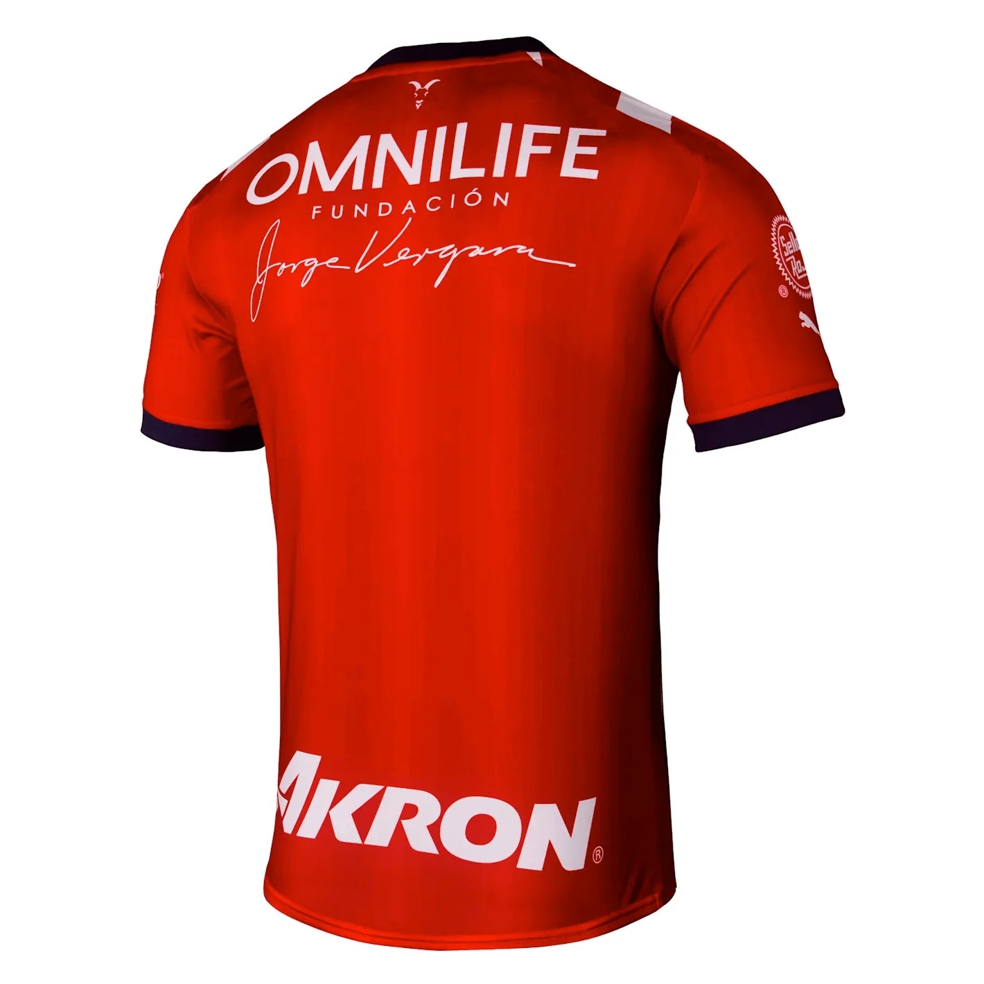 Puma 2022-23 Chivas Home Jersey - Red-White (Back)