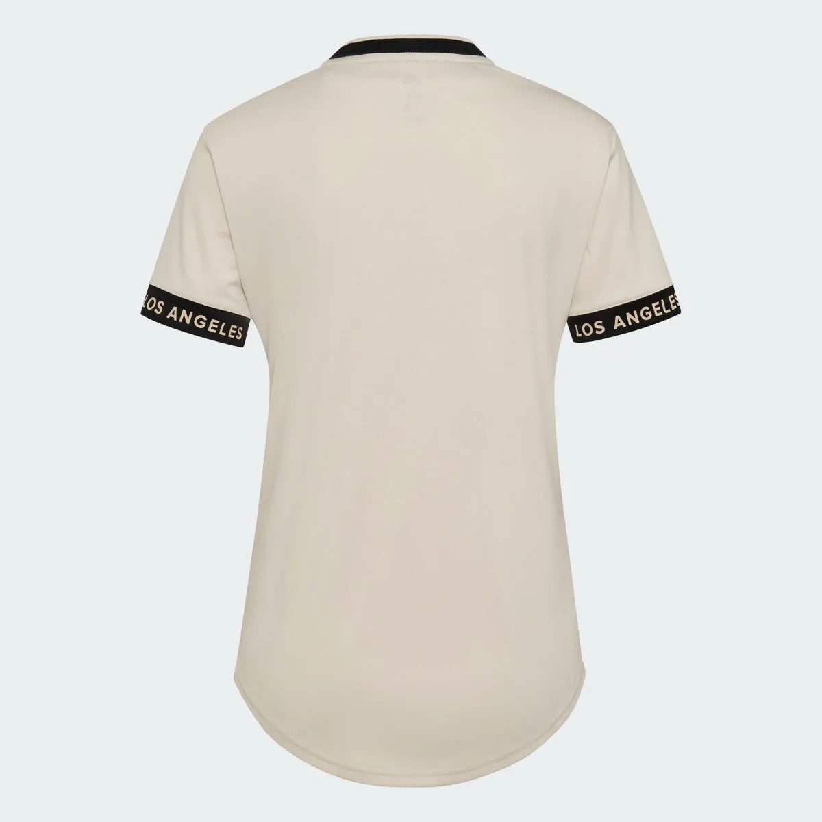 Adidas 2021-22 LAFC Women Away Jersey - Beige-Black (Back)