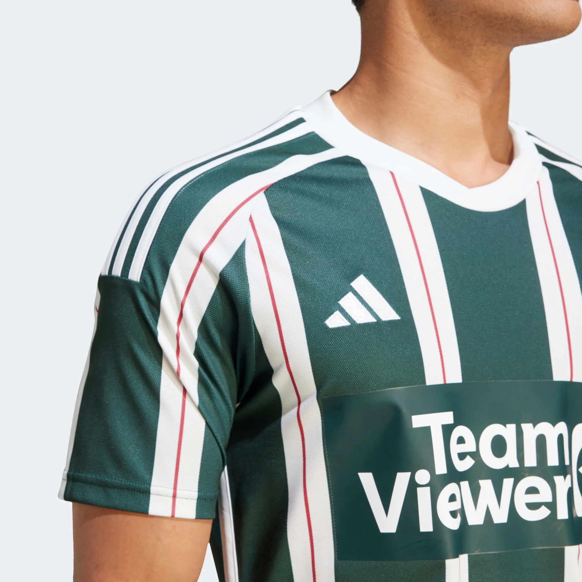 adidas 2023-24 Manchester United Men's Stadium Away Jersey (Detail 1)