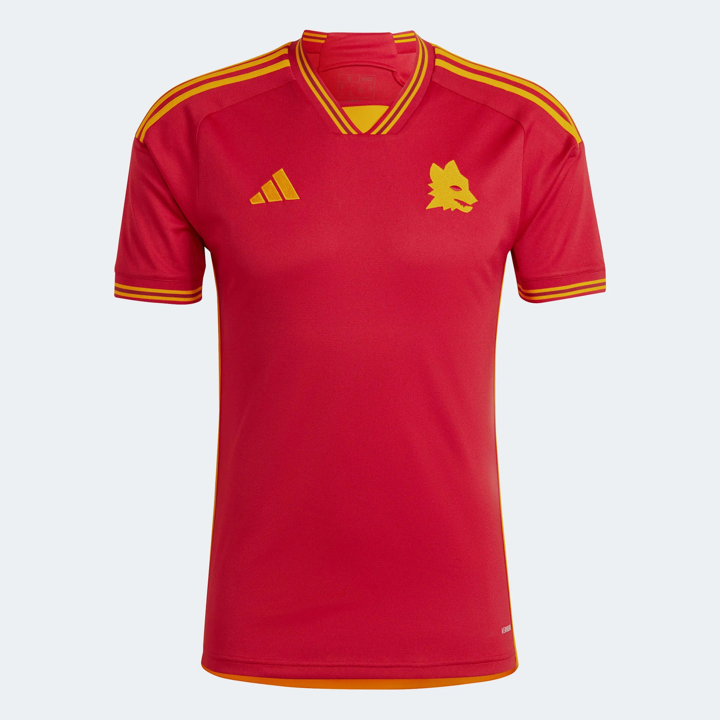 adidas 2023-24 Roma Men's Stadium Home Jersey (Front)