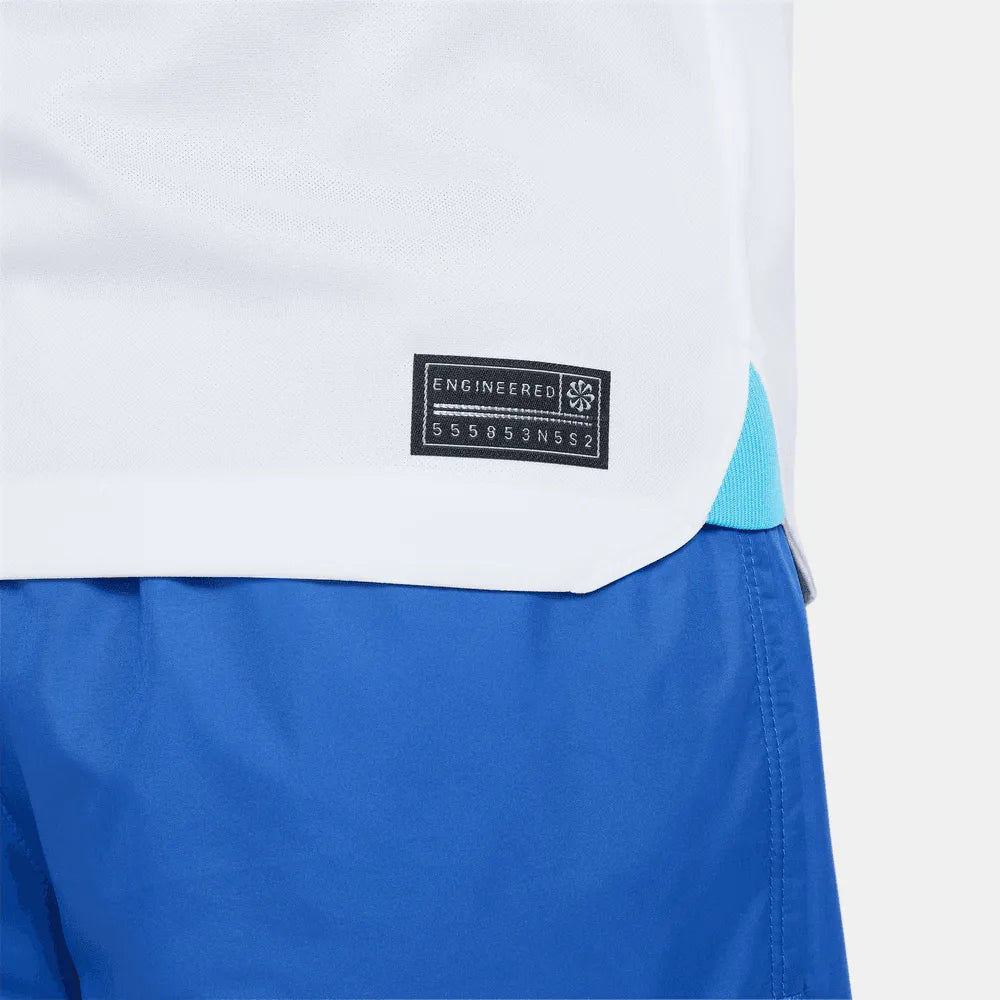 Nike 2022-23 England Youth Home Jersey - White-Blue (Detail 3)