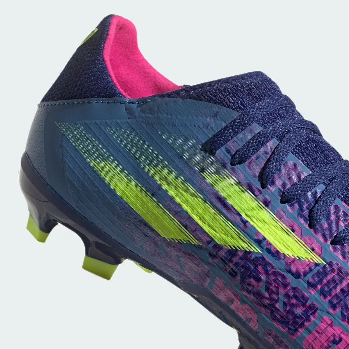 Adidas X Speedflow MESSi .3 FG - Blue-Pink-Yellow (Detail 1)