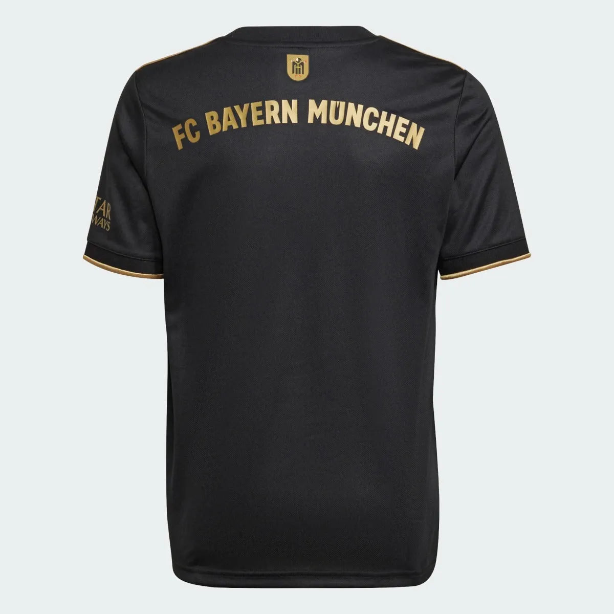 Adidas 2021-22 Bayern Munchen Youth Away Jersey - Black-Gold