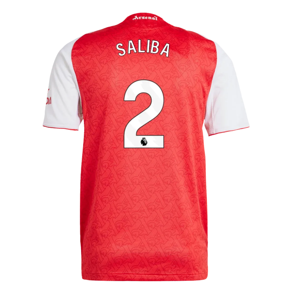 adidas 2025-26 Arsenal Men's Authentic Home Soccer Jersey (Saliba)