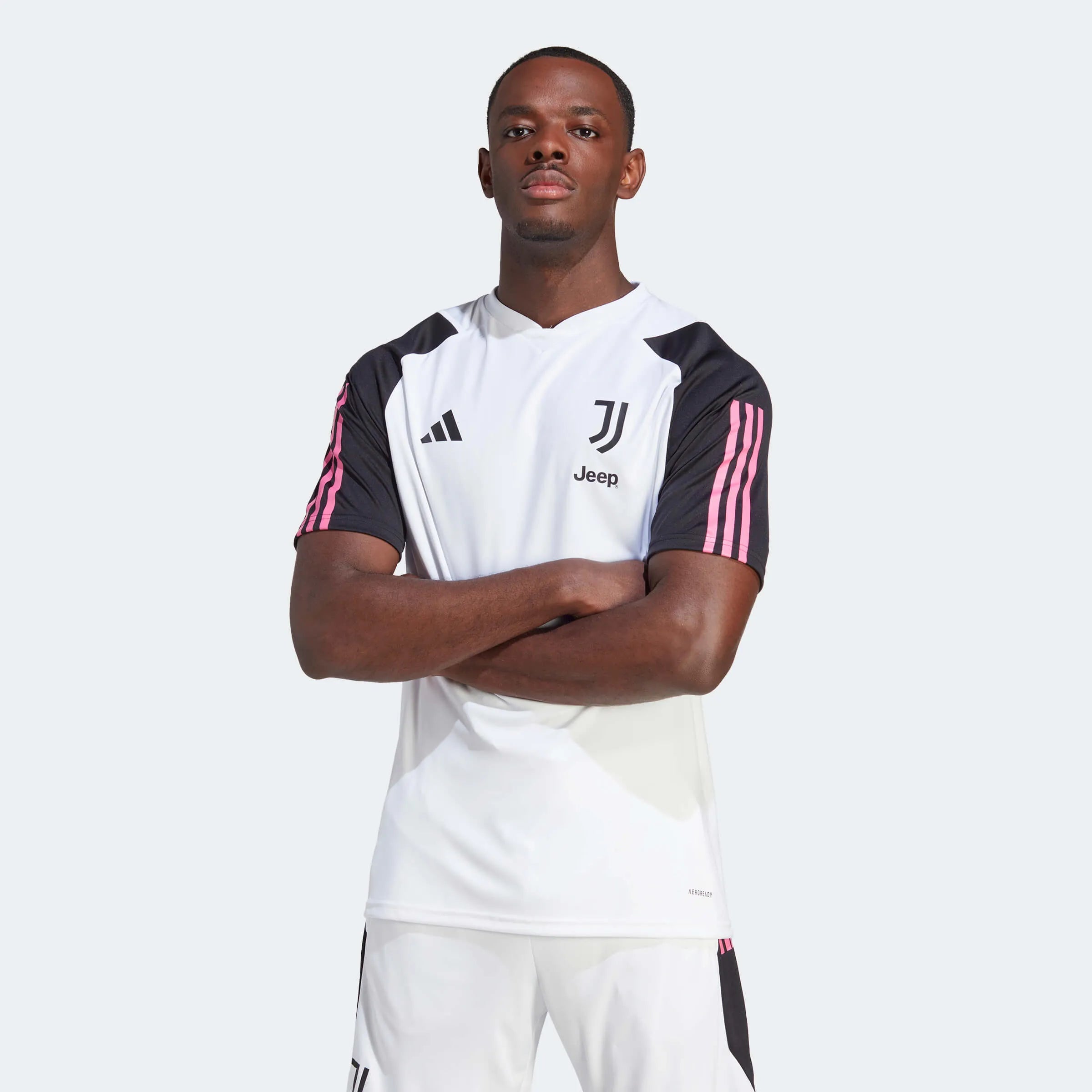 adidas 2023-24 Juventus Men's Training Jersey (Model - Front)
