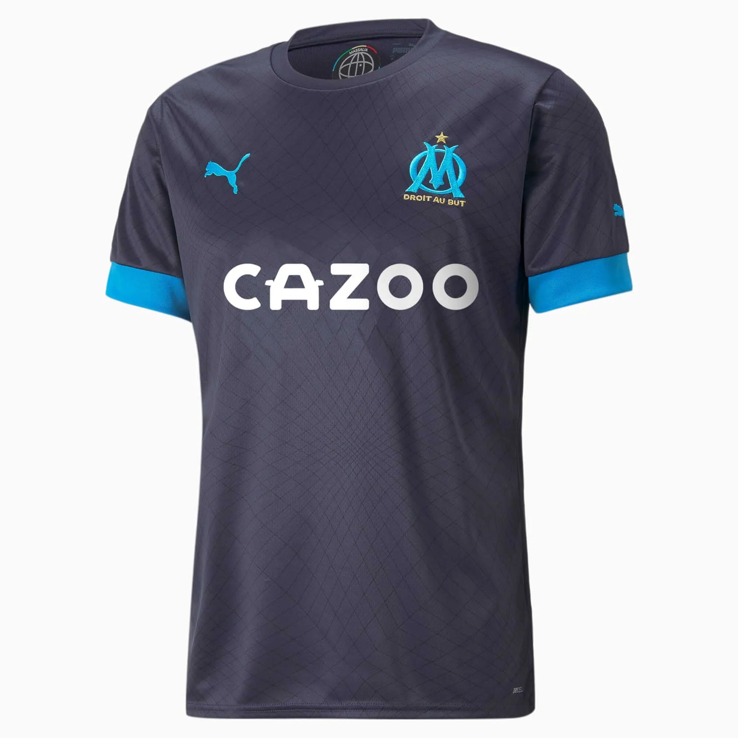 Puma 2022-23 Olympique de Marseille Away Jersey - Parisian Night (Front)