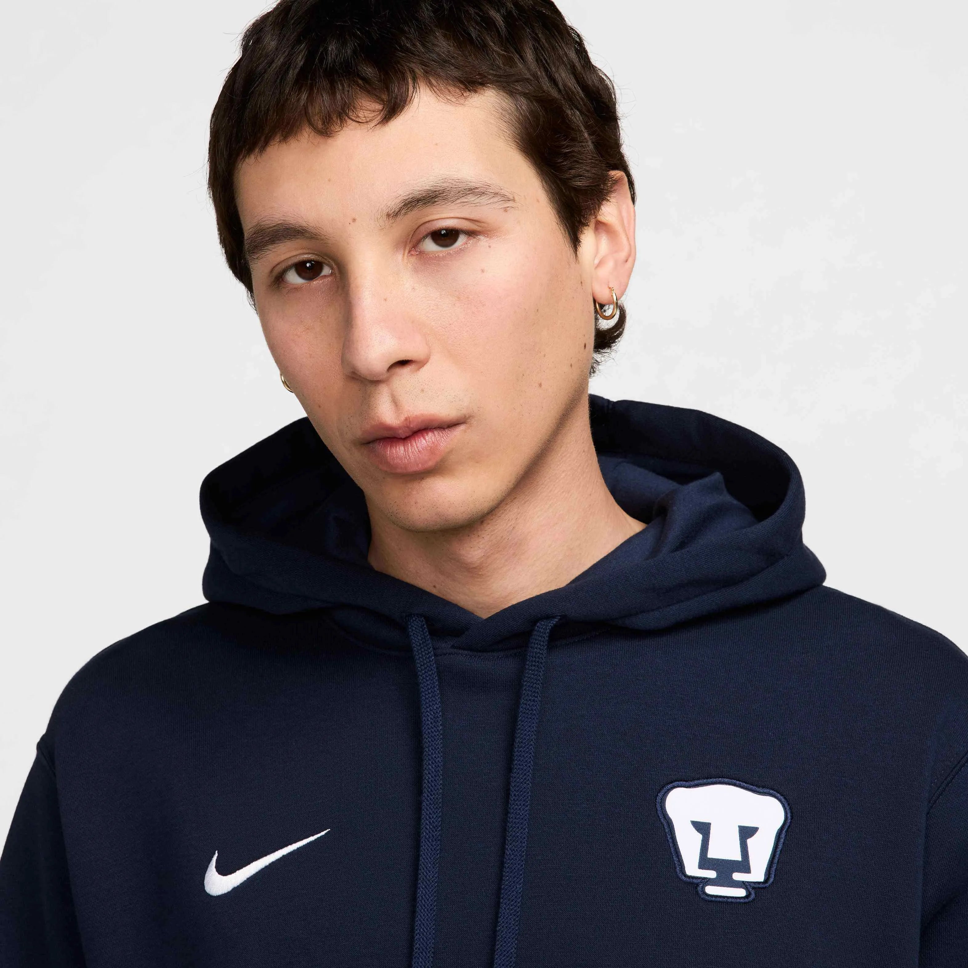 Nike 2024-25 Pumas Men's Club Pullover Hoodie (Detail 1)
