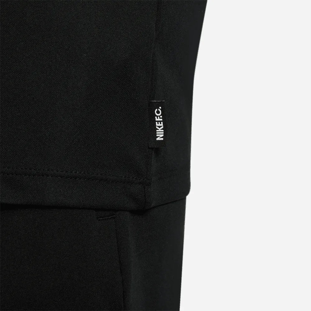 Nike FC 22-23 Youth Libero Top LS - Black-White (Detail 2)