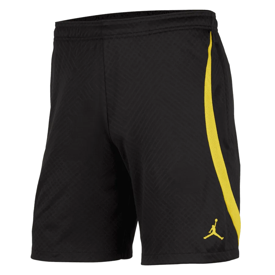 Jordan 2023 PSG Strike Shorts Black Yellow