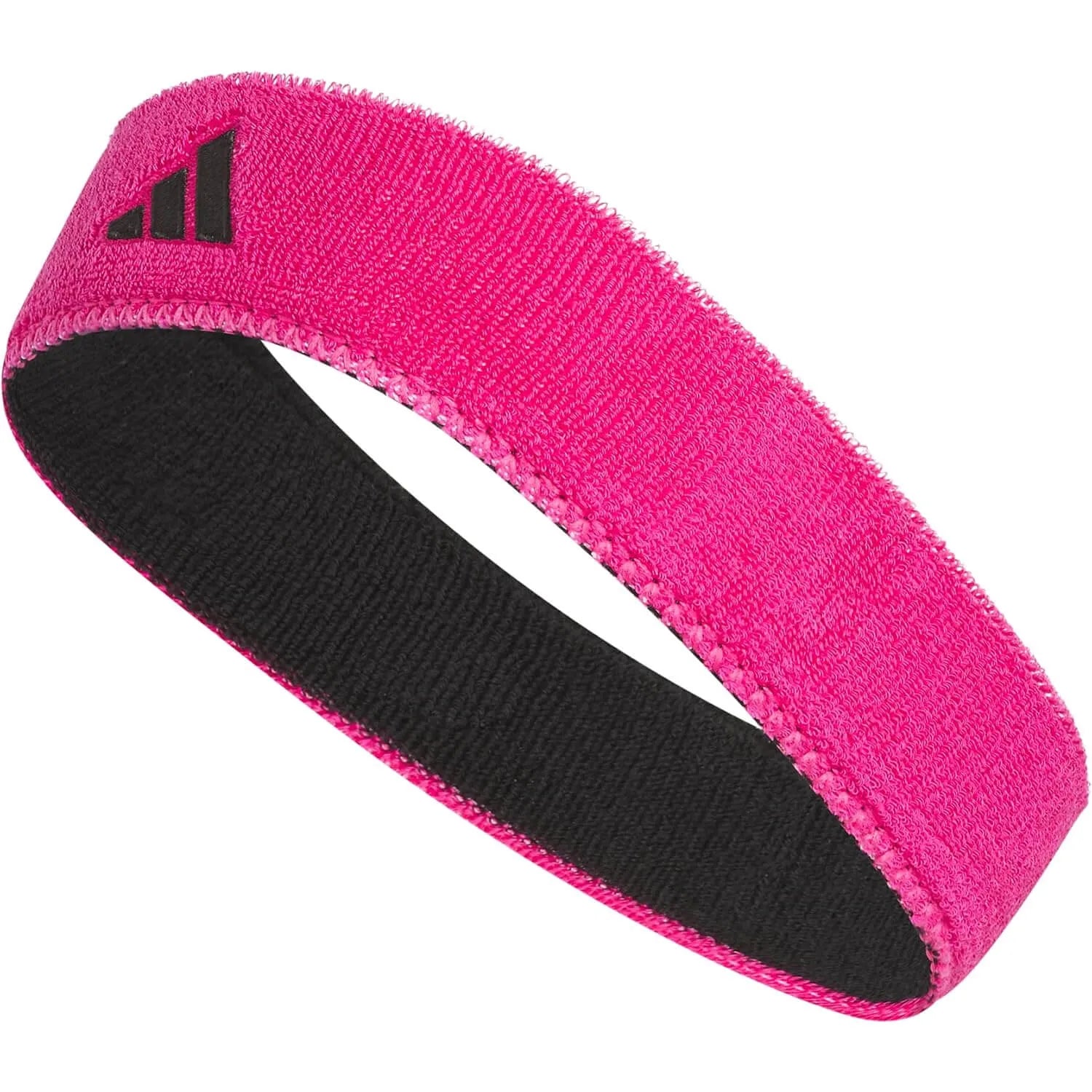 adidas Interval Reversible Headband 2.0 Pink-Black (Lateral - Front)