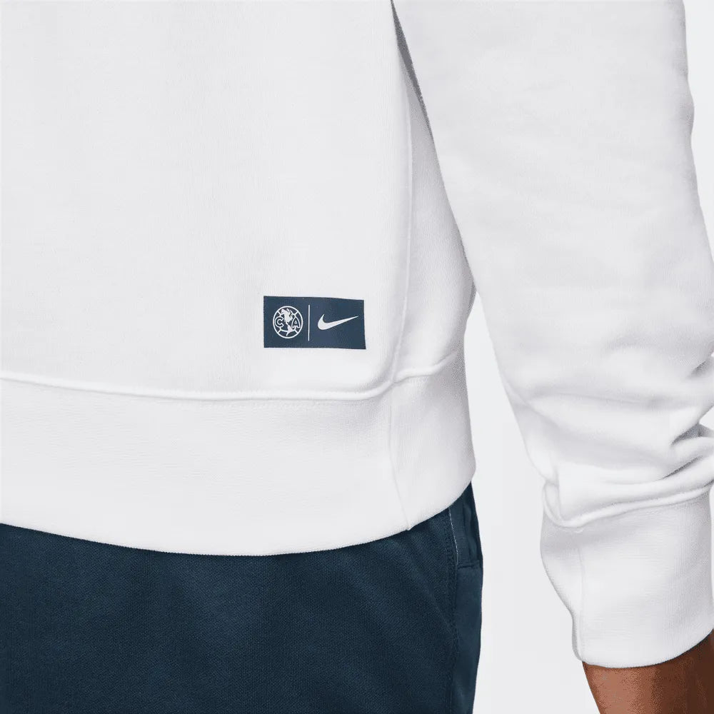 Nike 22-23 Club America GFA Fleece Hoodie - White (Detail 3)