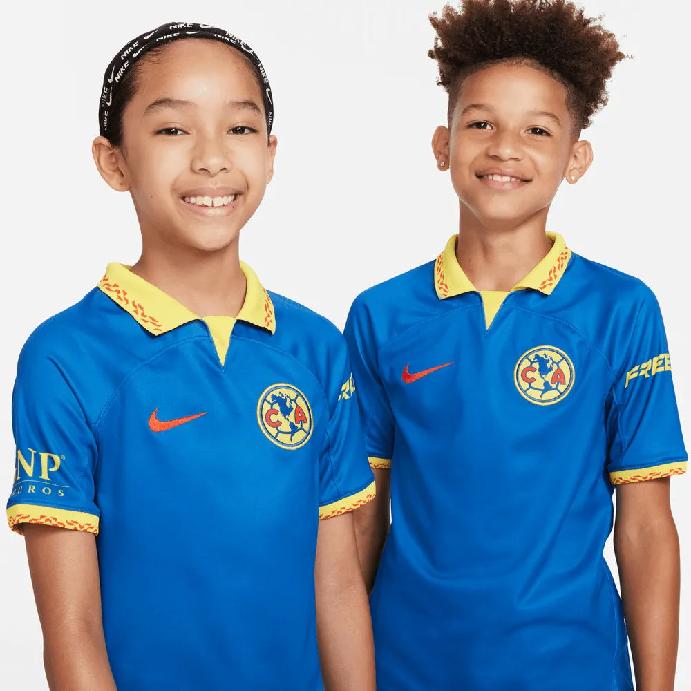 Nike 2023-24 Club America Youth Stadium Away Jersey (Detail 1)