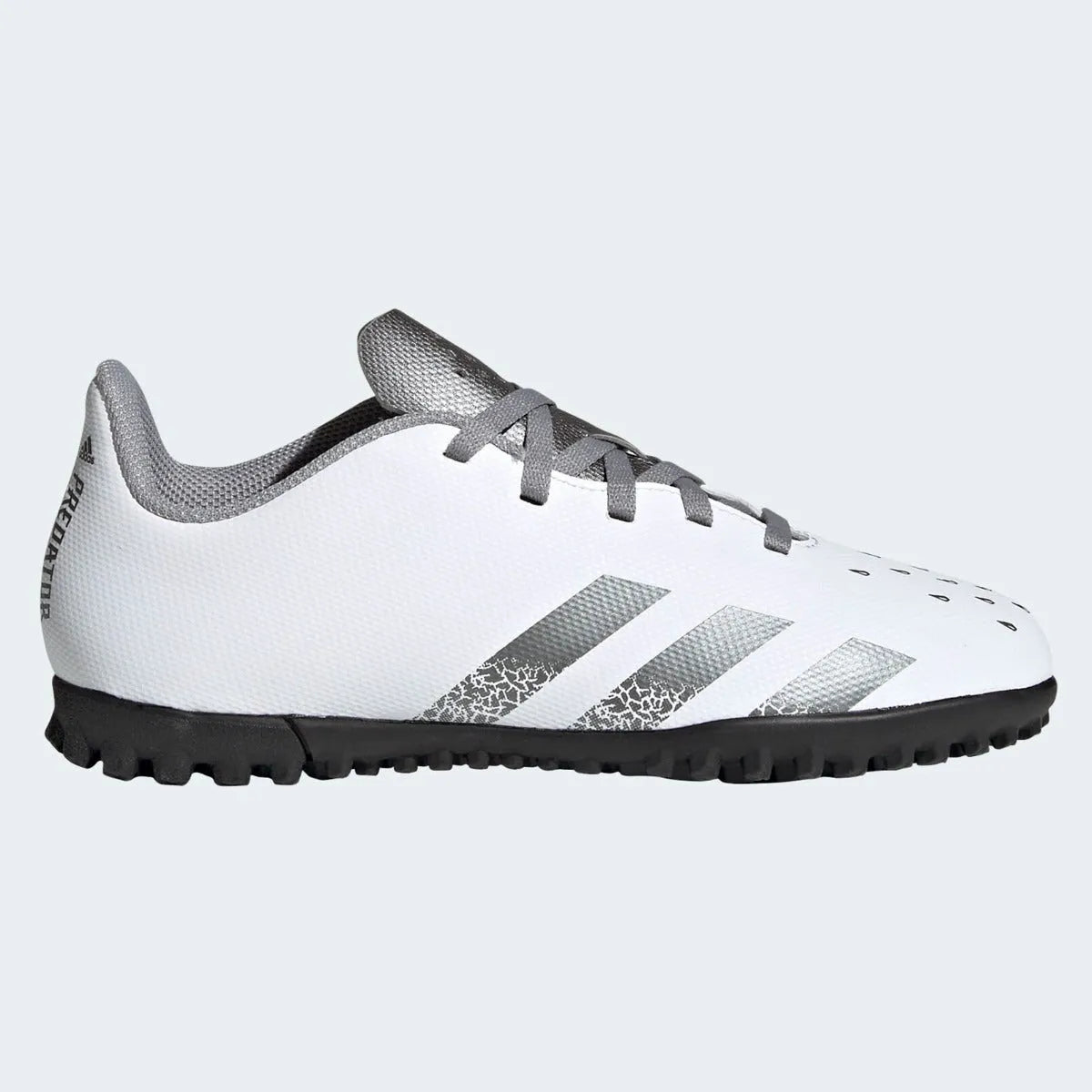 Adidas JR Predator Freak .4 TF - White-Iron Metallic (Side 1)