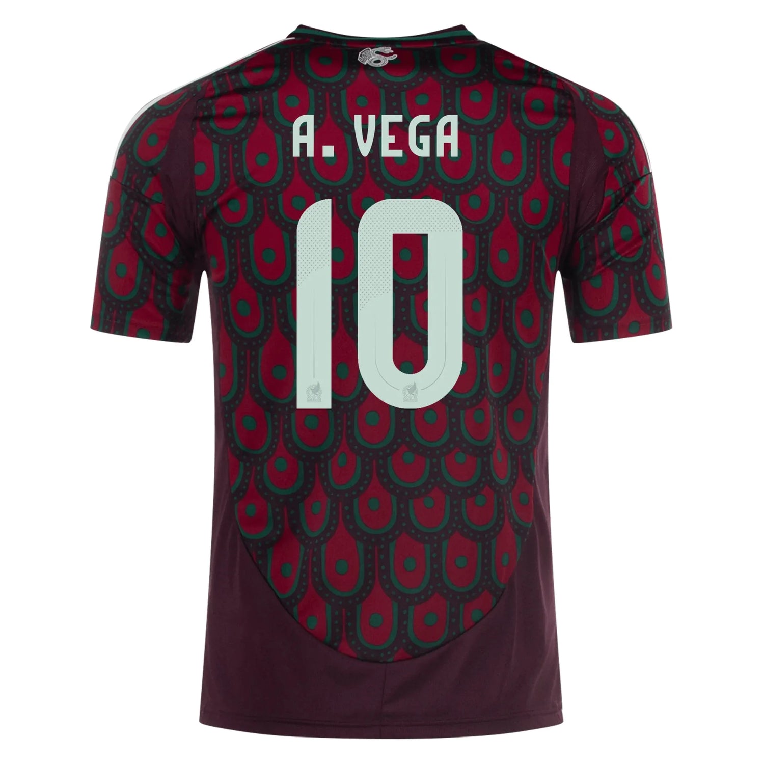 adidas 2024-25 Mexico Men's Stadium Home Jersey (A. Vega)
