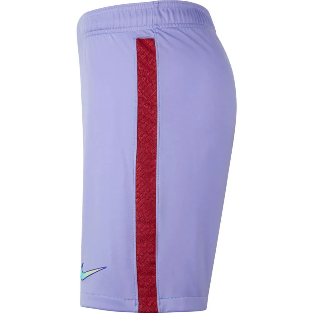 Nike 2021-22 Barcelona DF Stadium Shorts - Purple Pulse (Side)