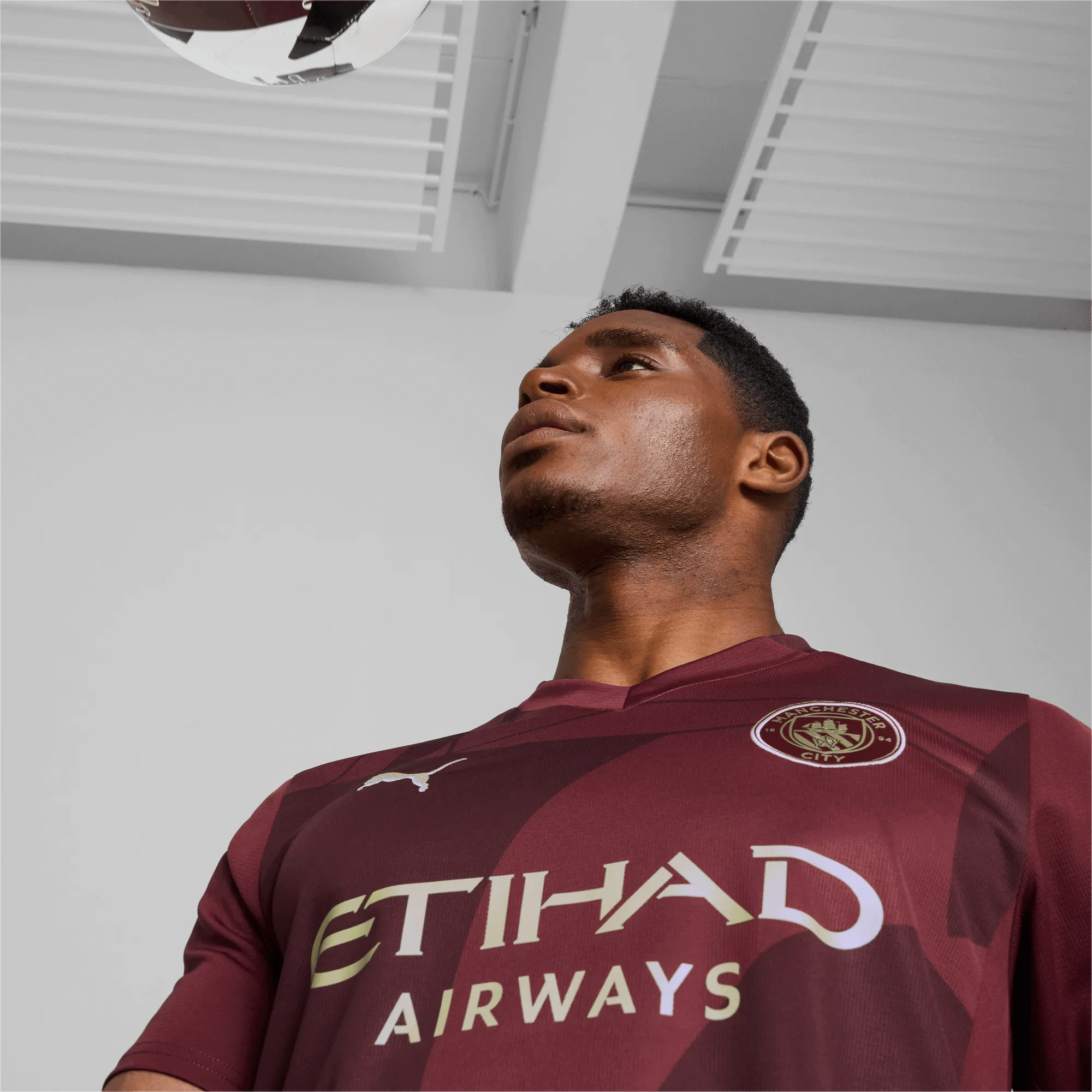 Puma 2024-25 Manchester City Men's Stadium Third Jersey (Detail 1)
