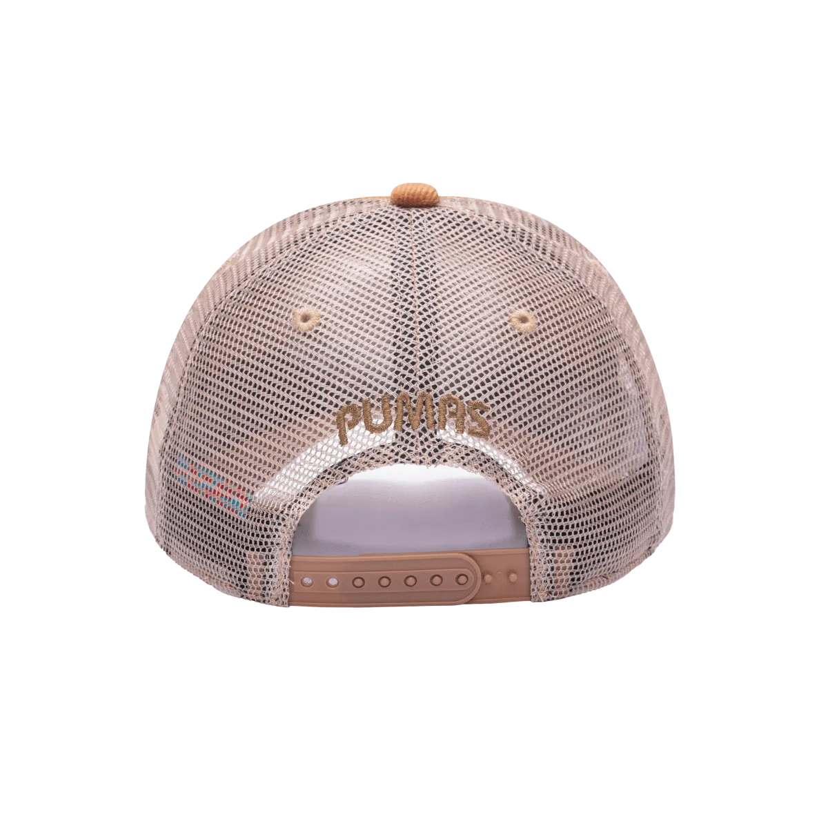 FI Collection Pumas Camionero Trucker Hat - Brown (Back)