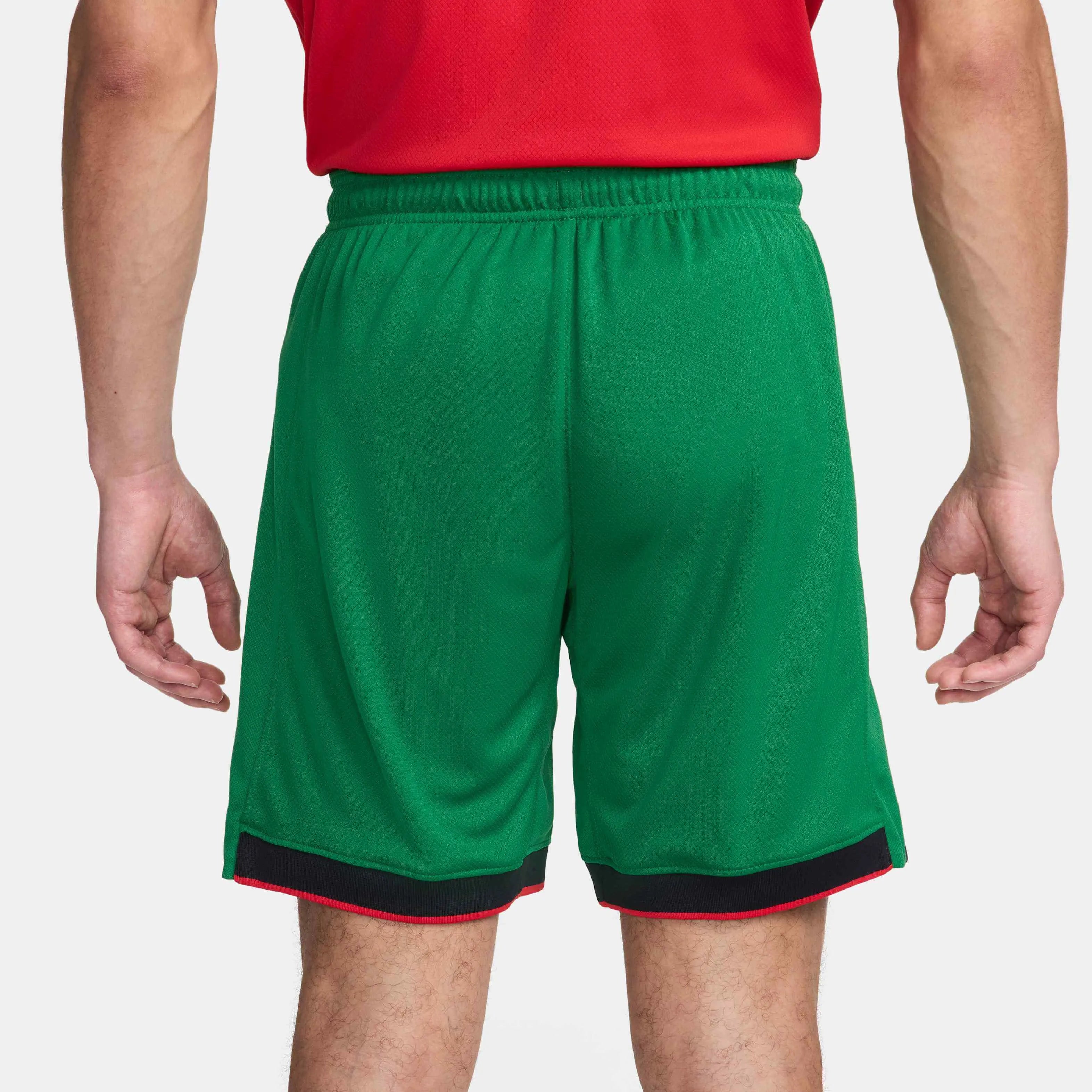 Nike 2024-25 Portugal Men's Stadium Home Shorts (Back)