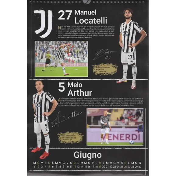 Juventus 2022 Official Calendar (Individual)