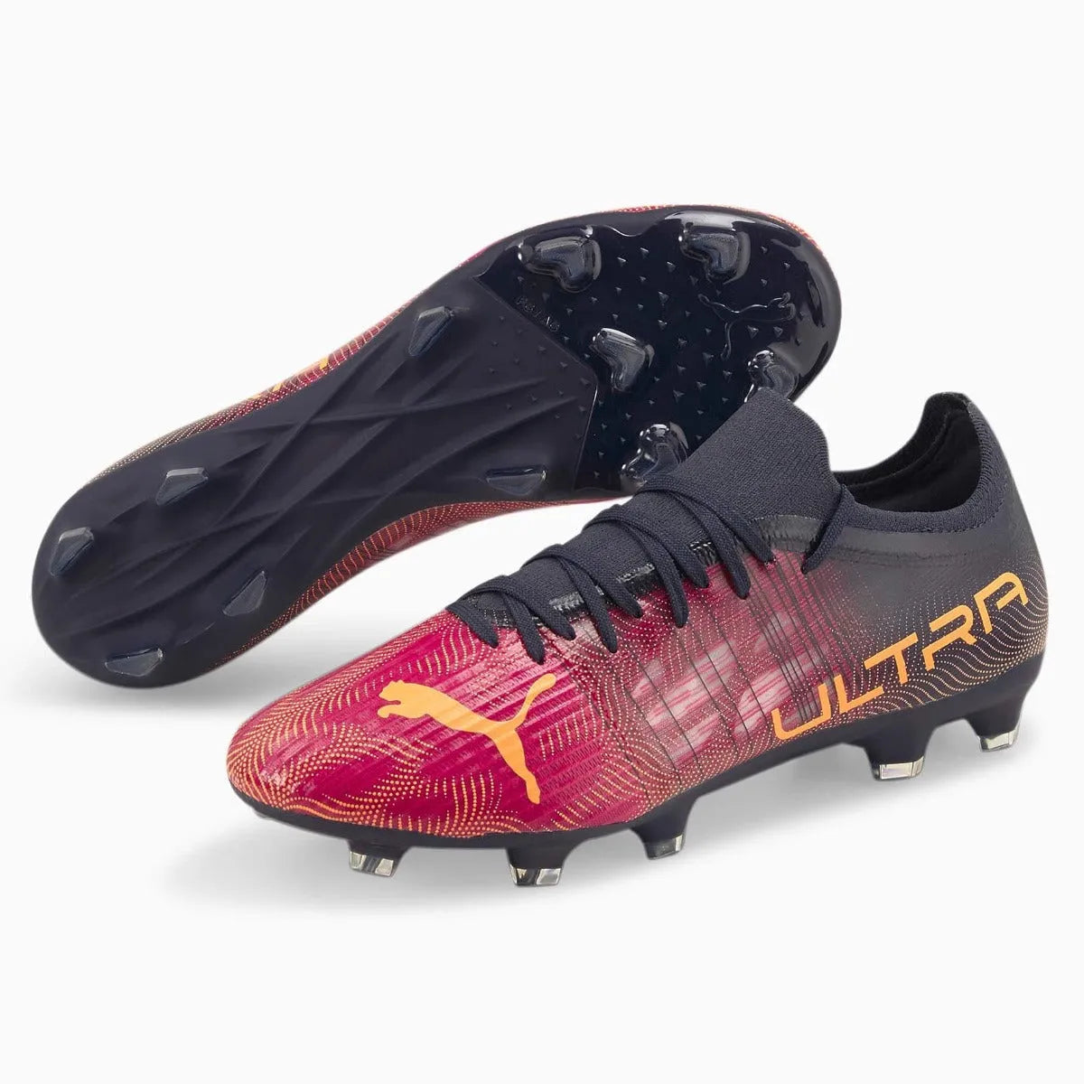 Puma Ultra 3.4 FG-AG - Fuchsia-Neon Citrus (Pair)