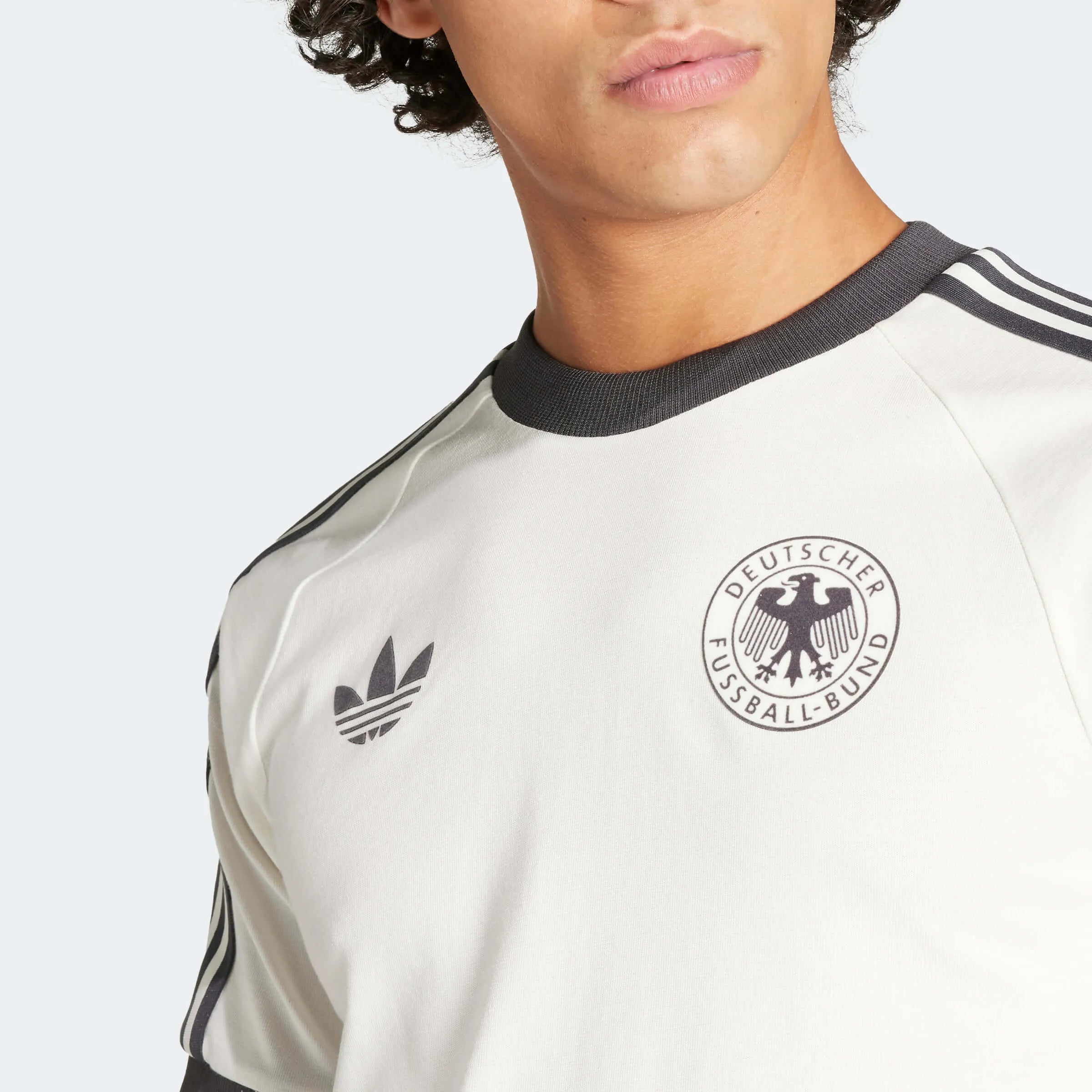 adidas 2023-24 Germany Men OG 3 Stripe Tee (Detail 2)
