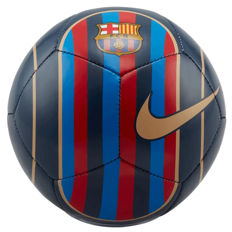 Nike SU22 Barcelona Skills Mini Ball - Navy-Red-Sesame (Front)