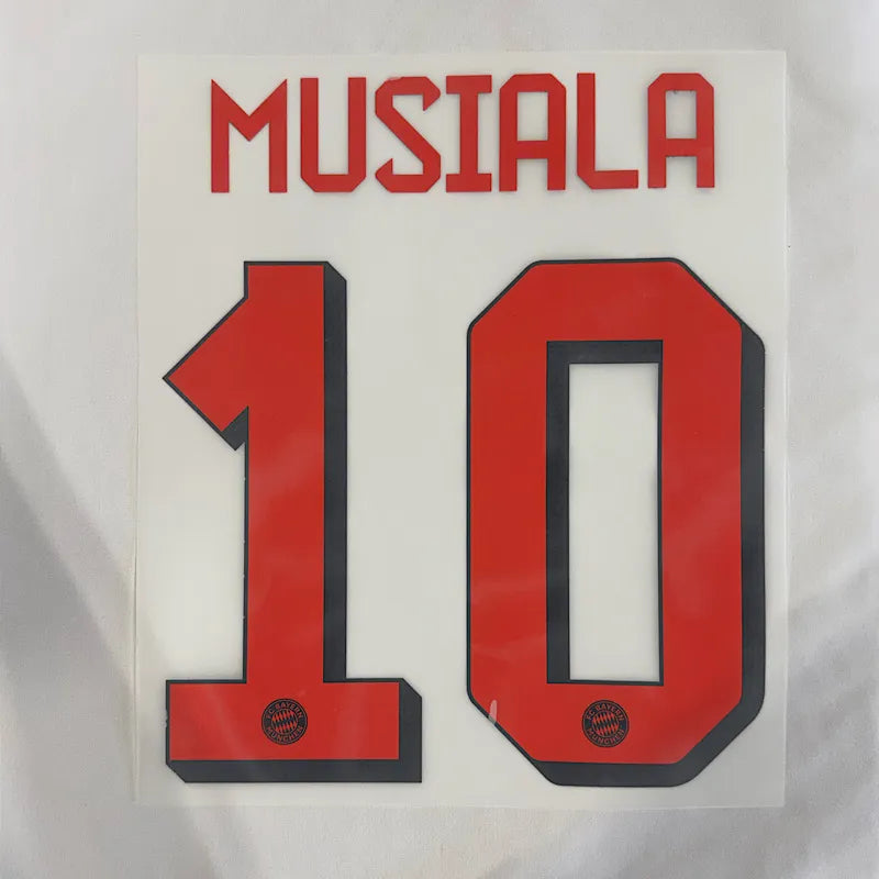 Bayern Munich 2026/27 Third MUSIALA #10 Official Name Set (CL Version)