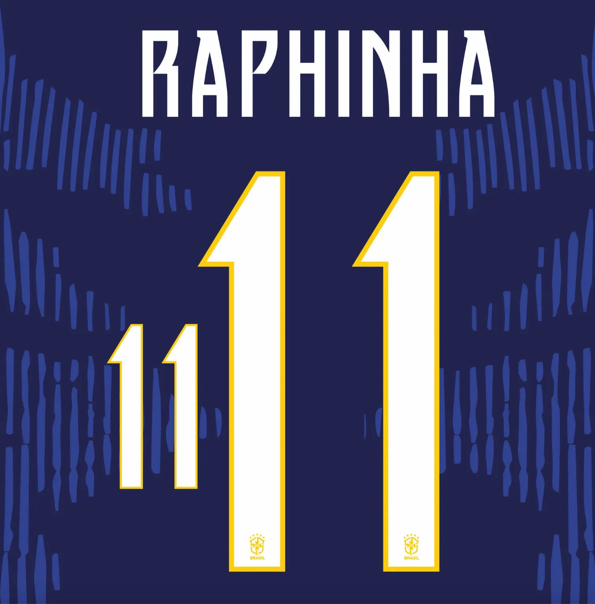Brazil 2026- Away RAPHINHA #11 Youth Official Name Set