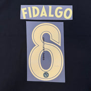 Club America 2025-26 Away FIDALGO #8 Official Name Set
