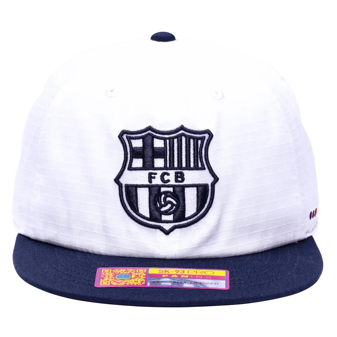 Fan Ink Collection Barcelona Swingman Wax Snapback Hat (Front)