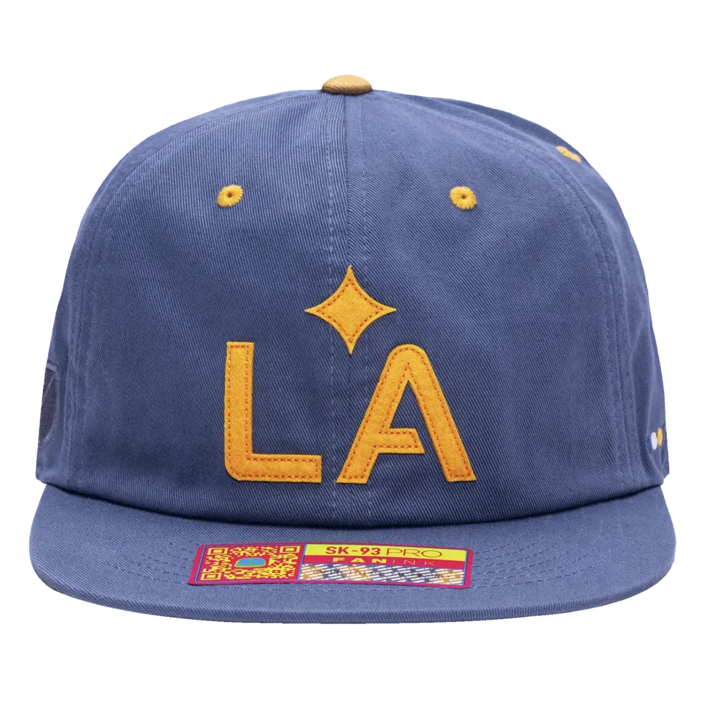 Fan Ink Collection LA Galaxy Bankroll Coral Snapback Hat (Front)