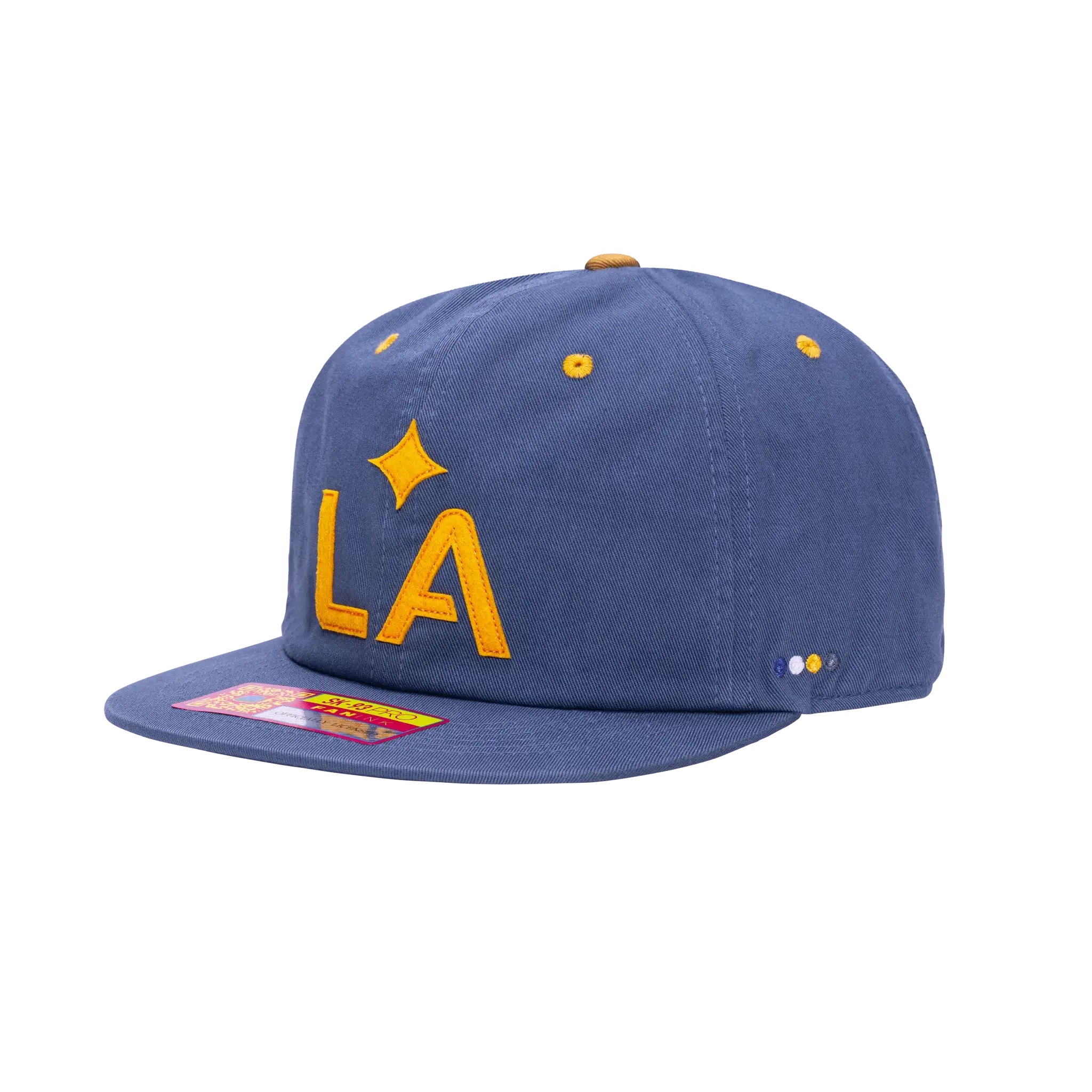 Fan Ink Collection LA Galaxy Bankroll Coral Snapback Hat (Lateral - Front 1)